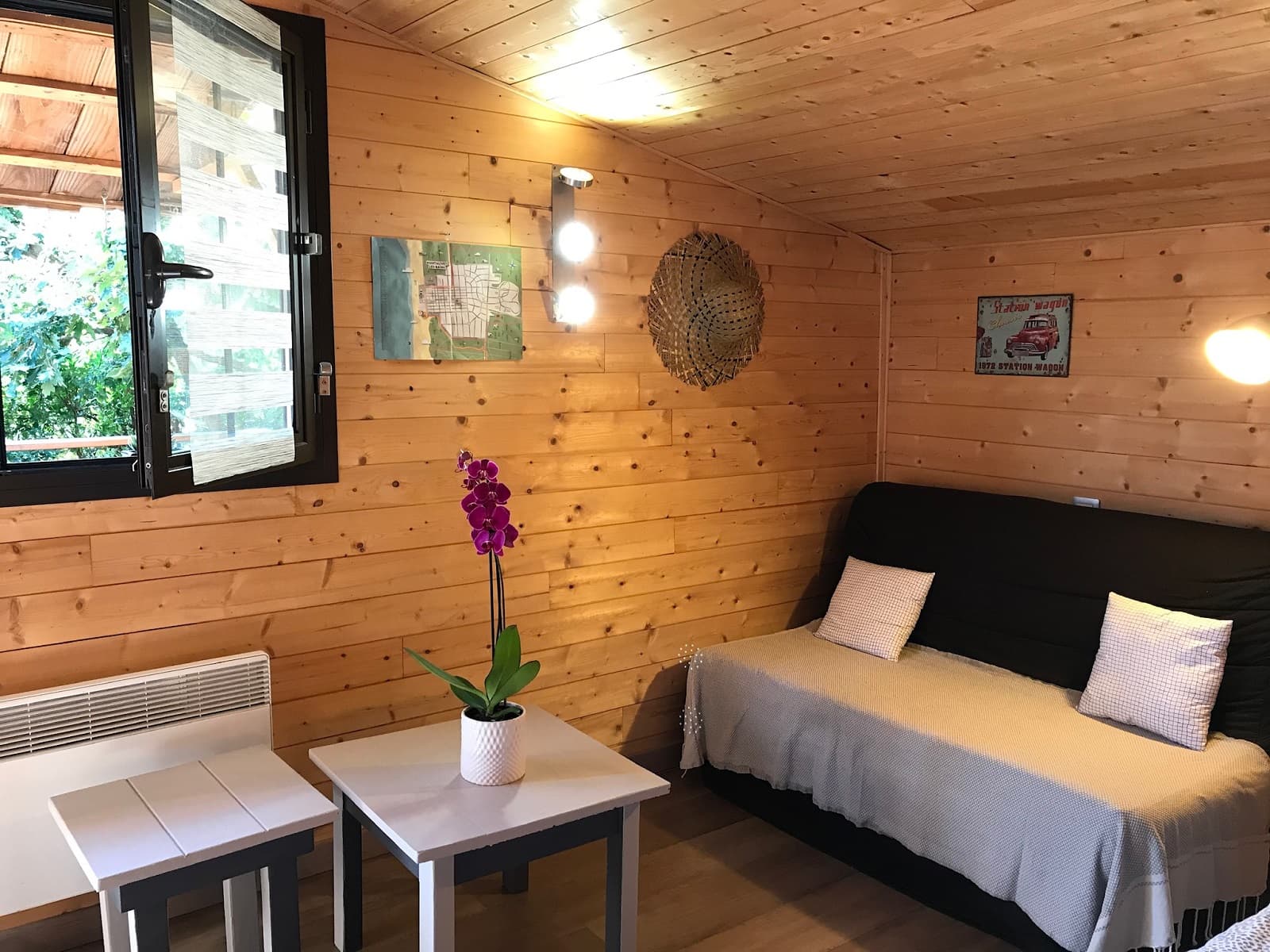 Chambre d'hôte Zen Océan Canapé et tables salon