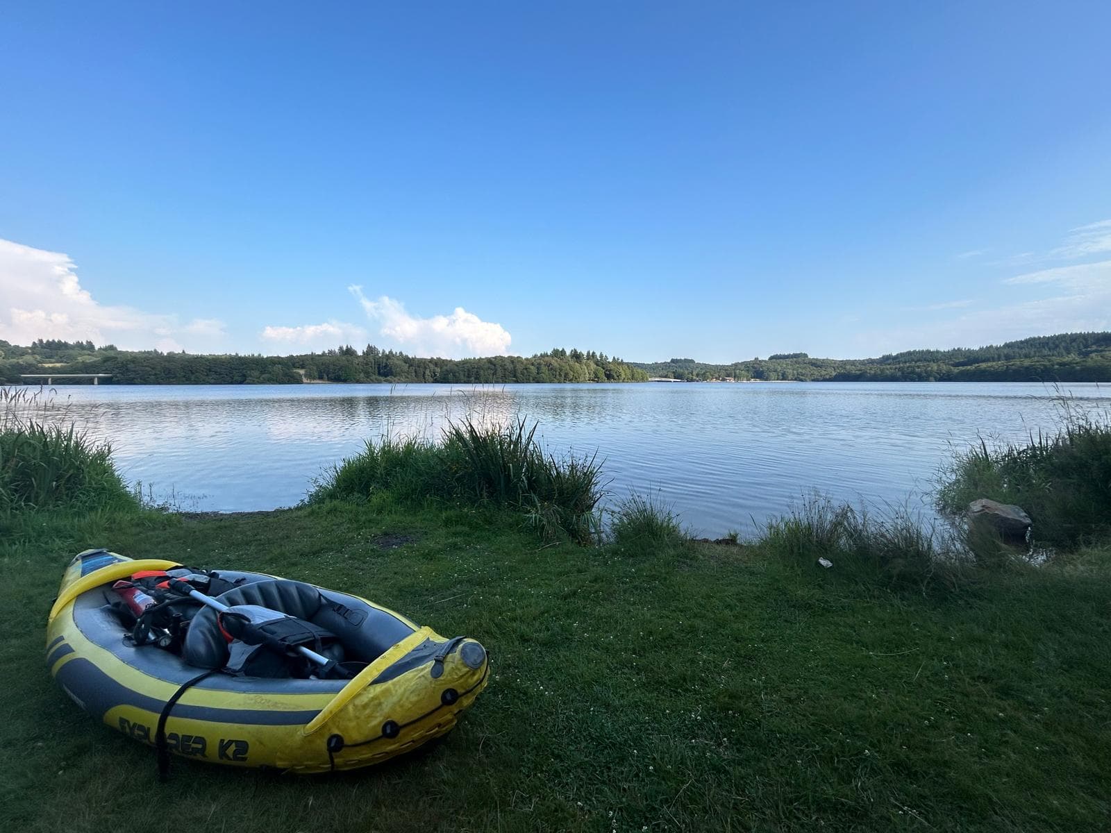 Canoê au lac de St Pardoux