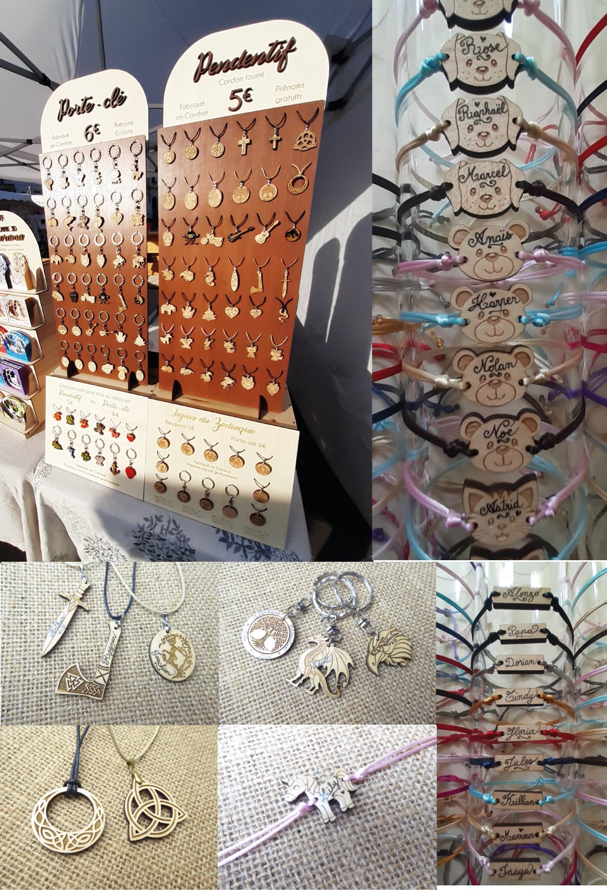 Carte Bijoux et porte-clés