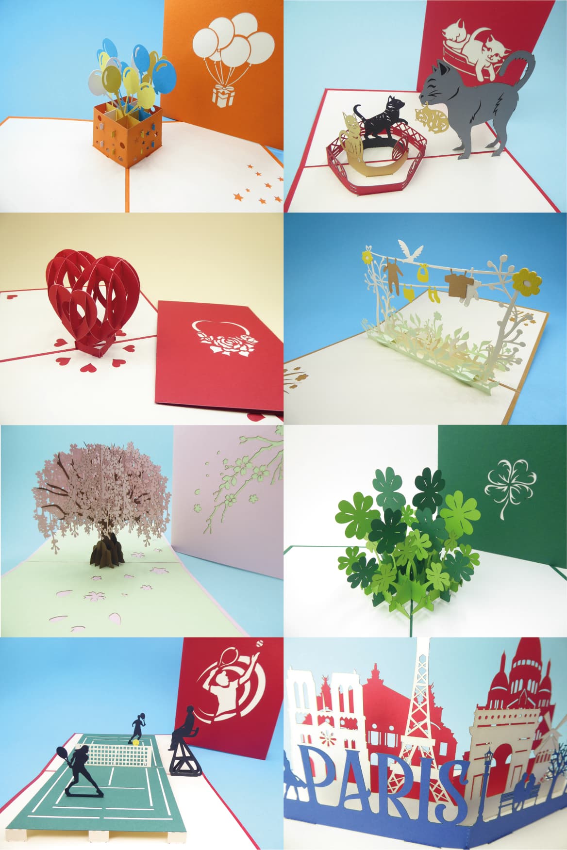 Carte pop-up à la vente