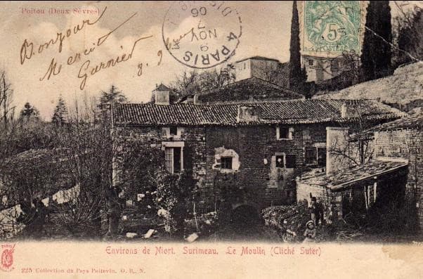 Le moulin en 1900