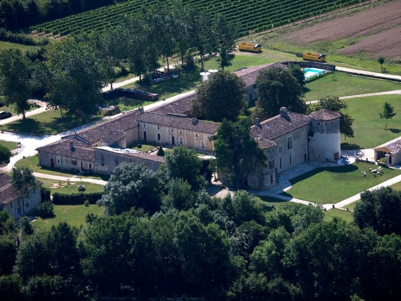 Château de Castelneau vue du ciel