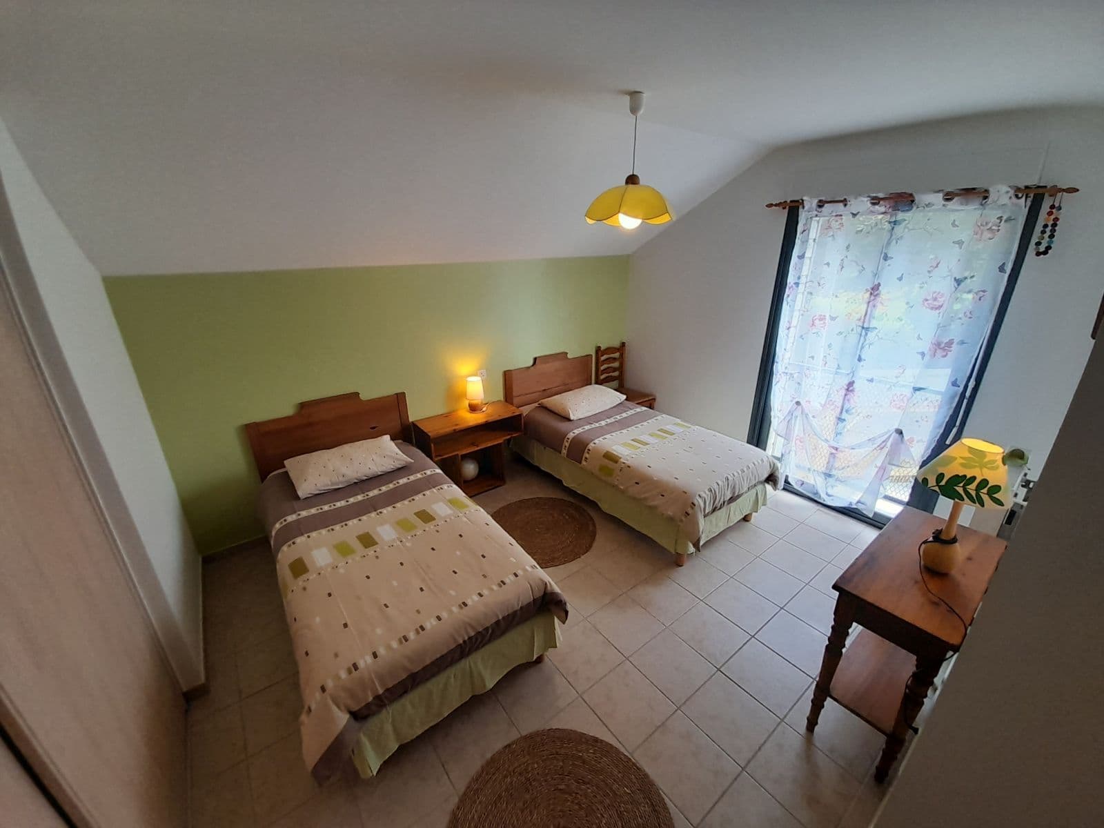 Gîte la maison des Estives LESCUN - Chambre 2 Ansabère 2 personnes 2x90