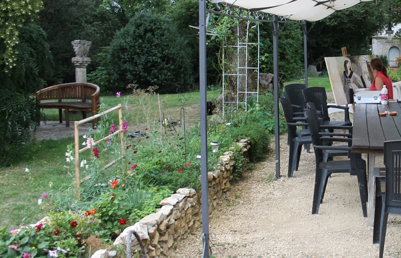 Ch la Barge jardin