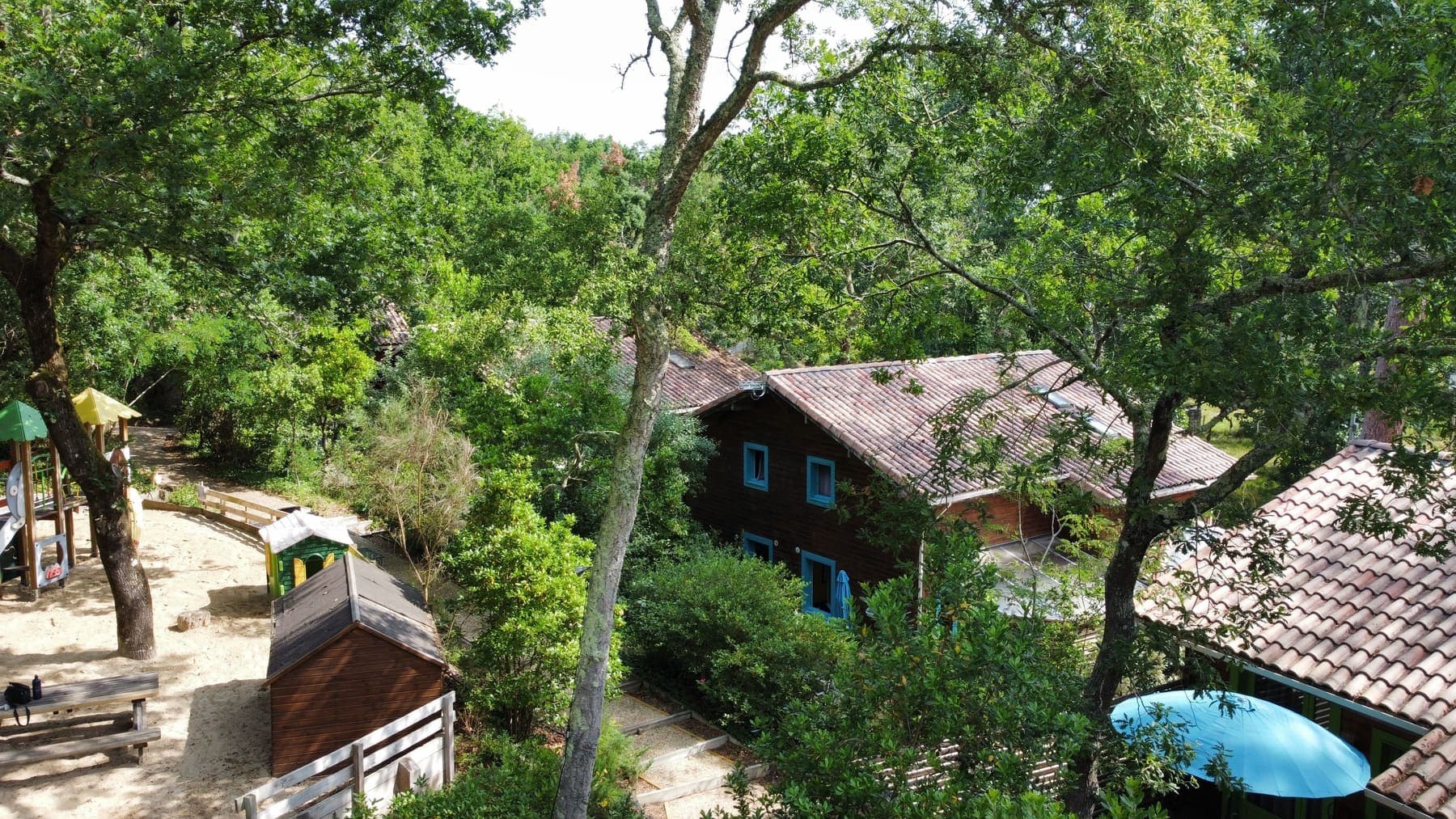 Vue des chalets