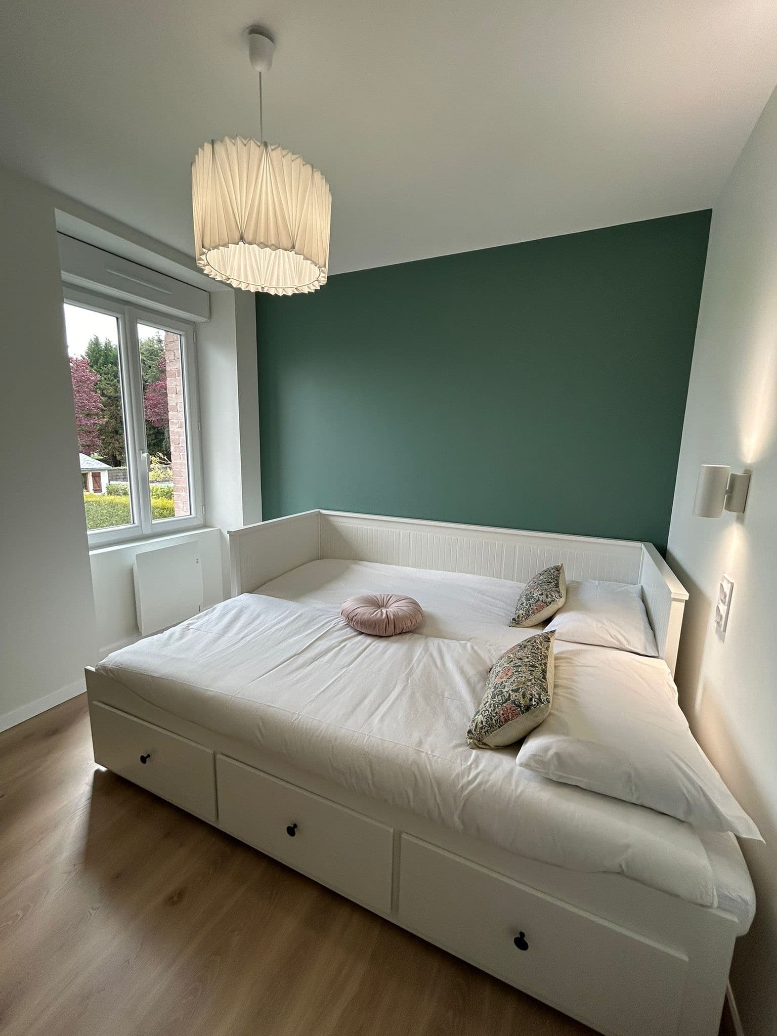 Chambre Verte Lit Double