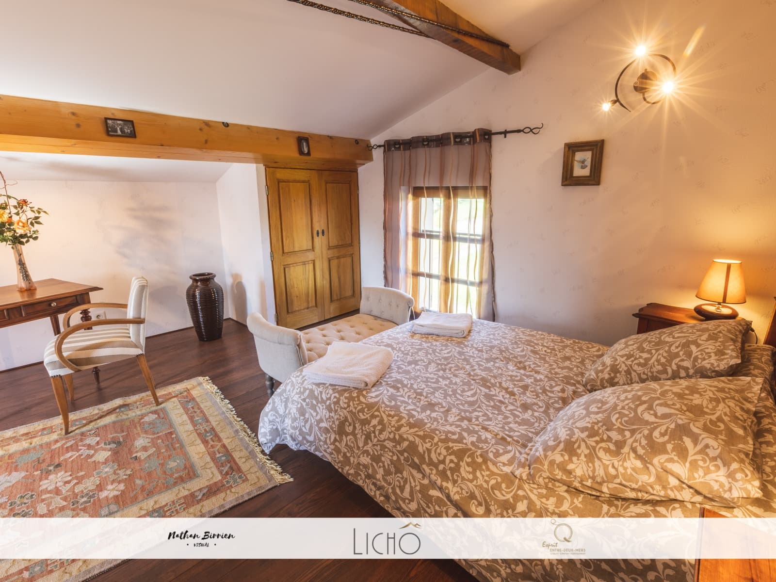 Chambre triple mansardé