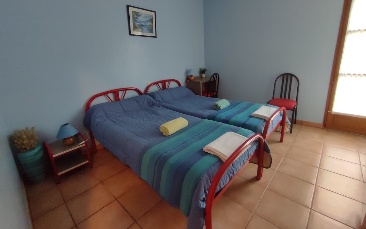 Chambre bleue
