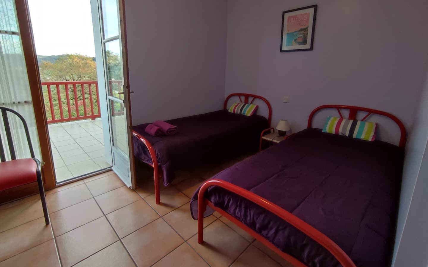 Chambre violette