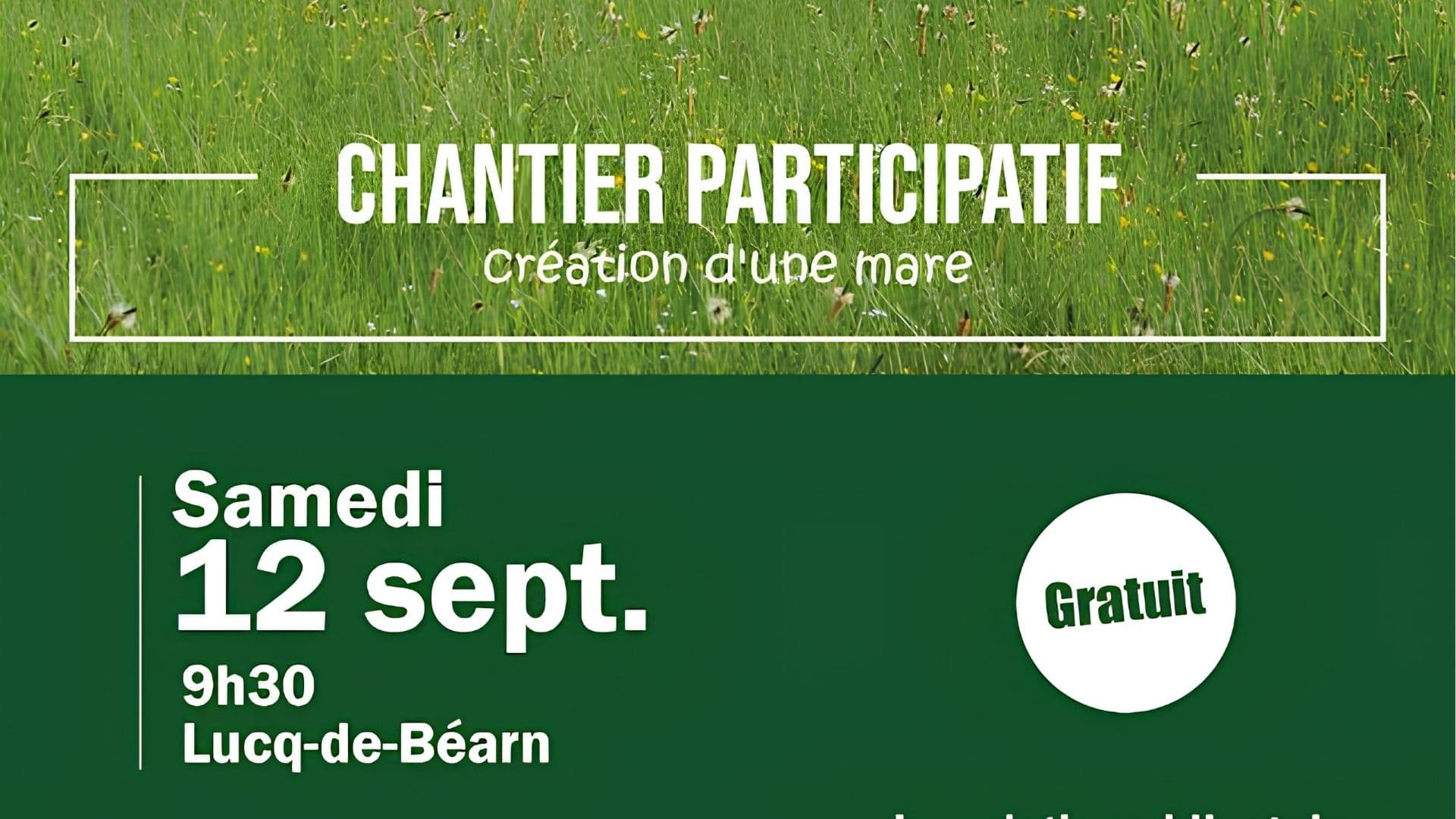 Coeur de Béarn Agenda - Chantier participatif