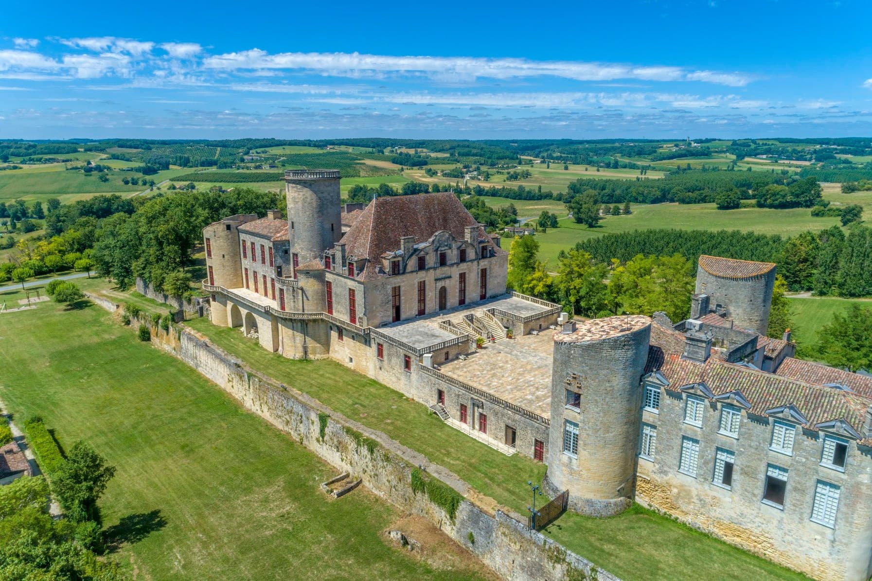 Château Duras vue Drone 2020réduite
