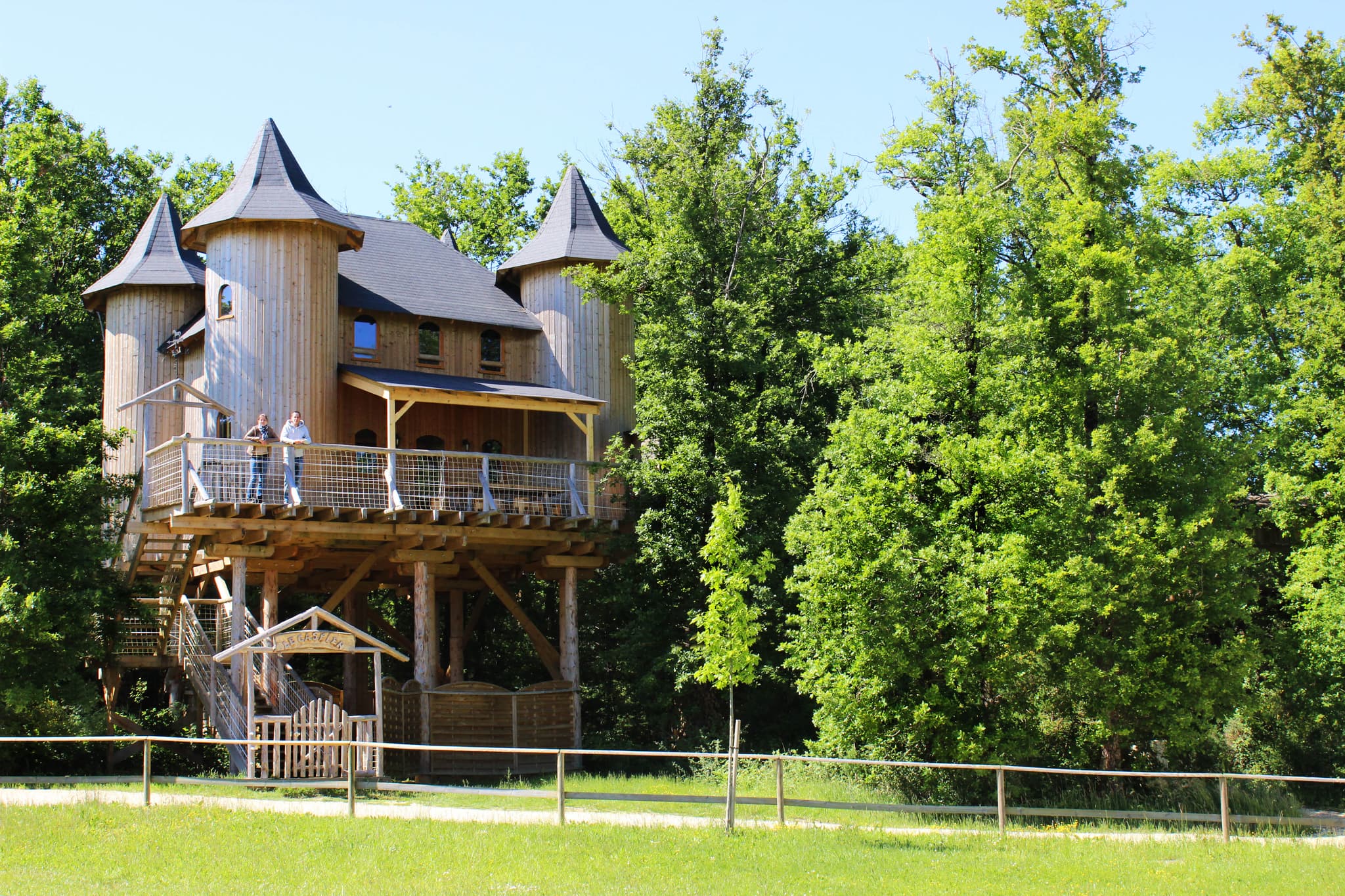 Chateau dans les arbres