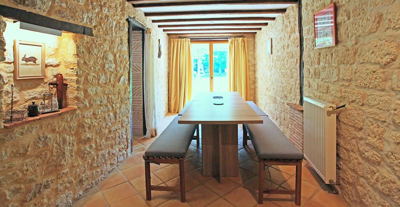Gîte Chauprades - salle à manger