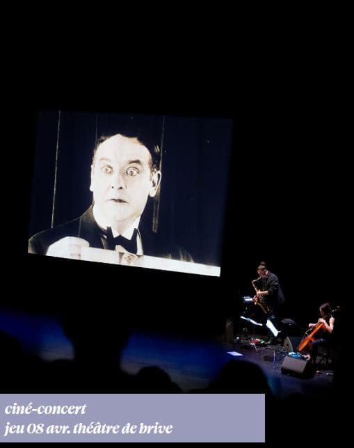Ciné-concert dans le cadre du Festival du cinéma de Brive - Rencontres internati