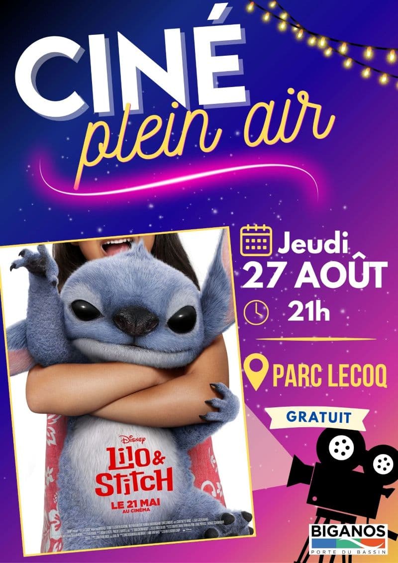 Ciné plein air aout