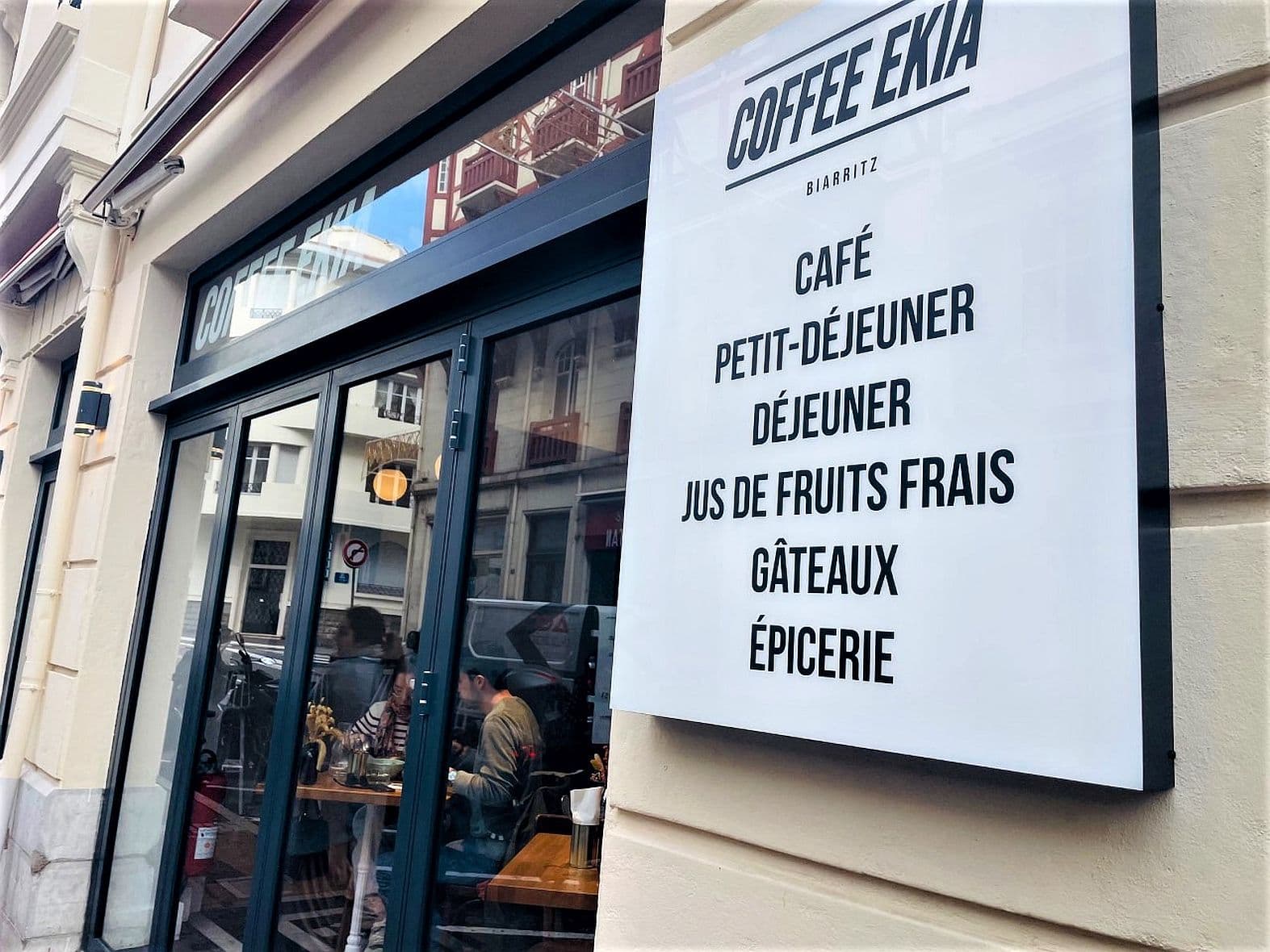 Coffee Ekia Biarritz devanture 1