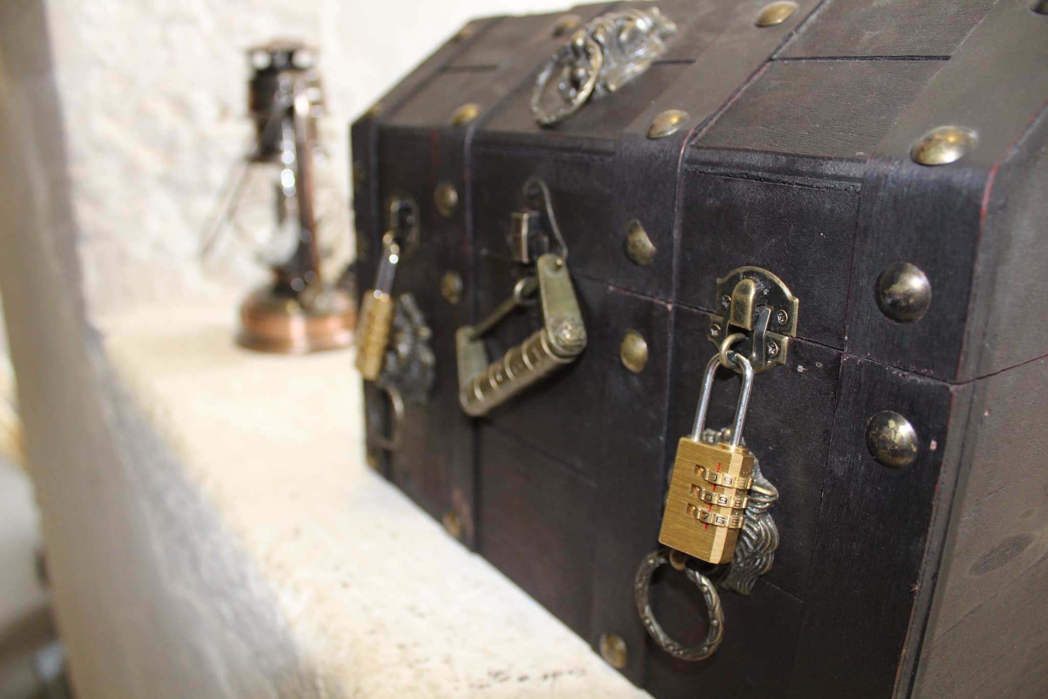 Coffre Escape game château Duras