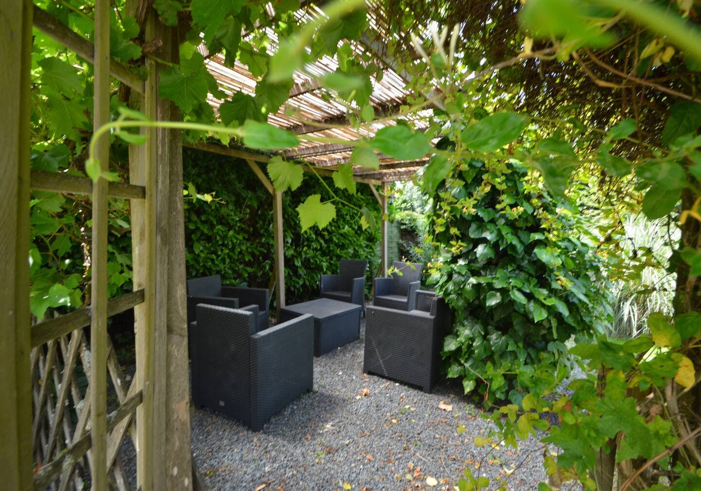 Coin pergola