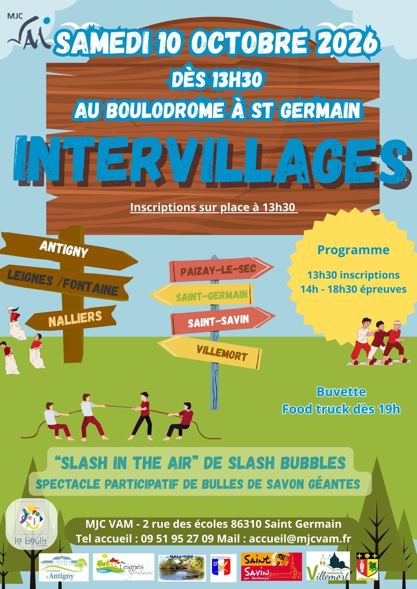 INTERVILLAGES - Affiche générale avec logo CA