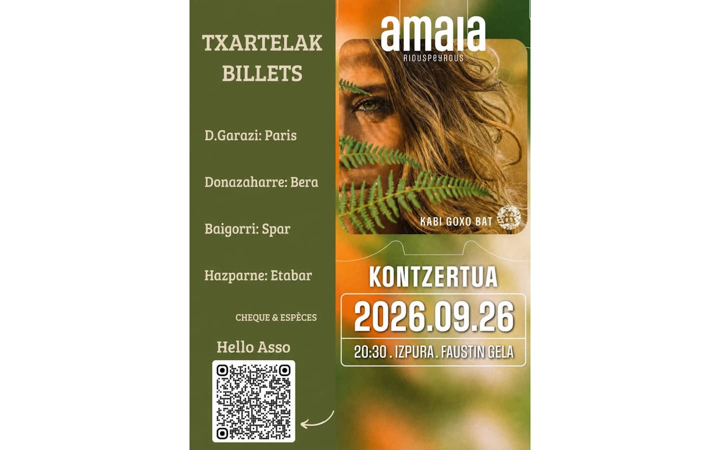 Concert Amaia-26 sept