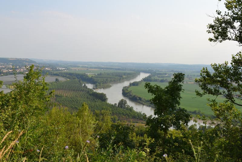 Confluence du Lot et de la Garonne