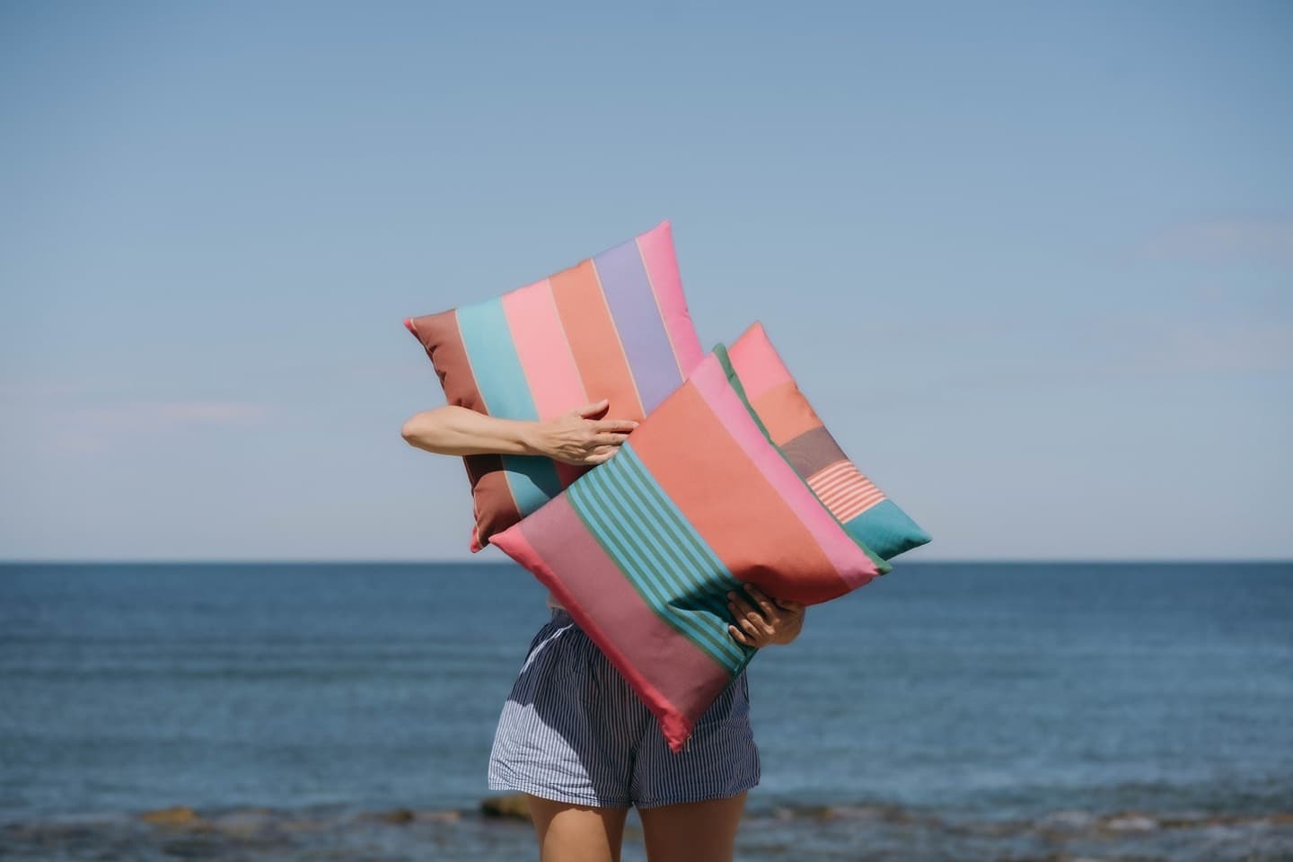 Coussin tissage de luz