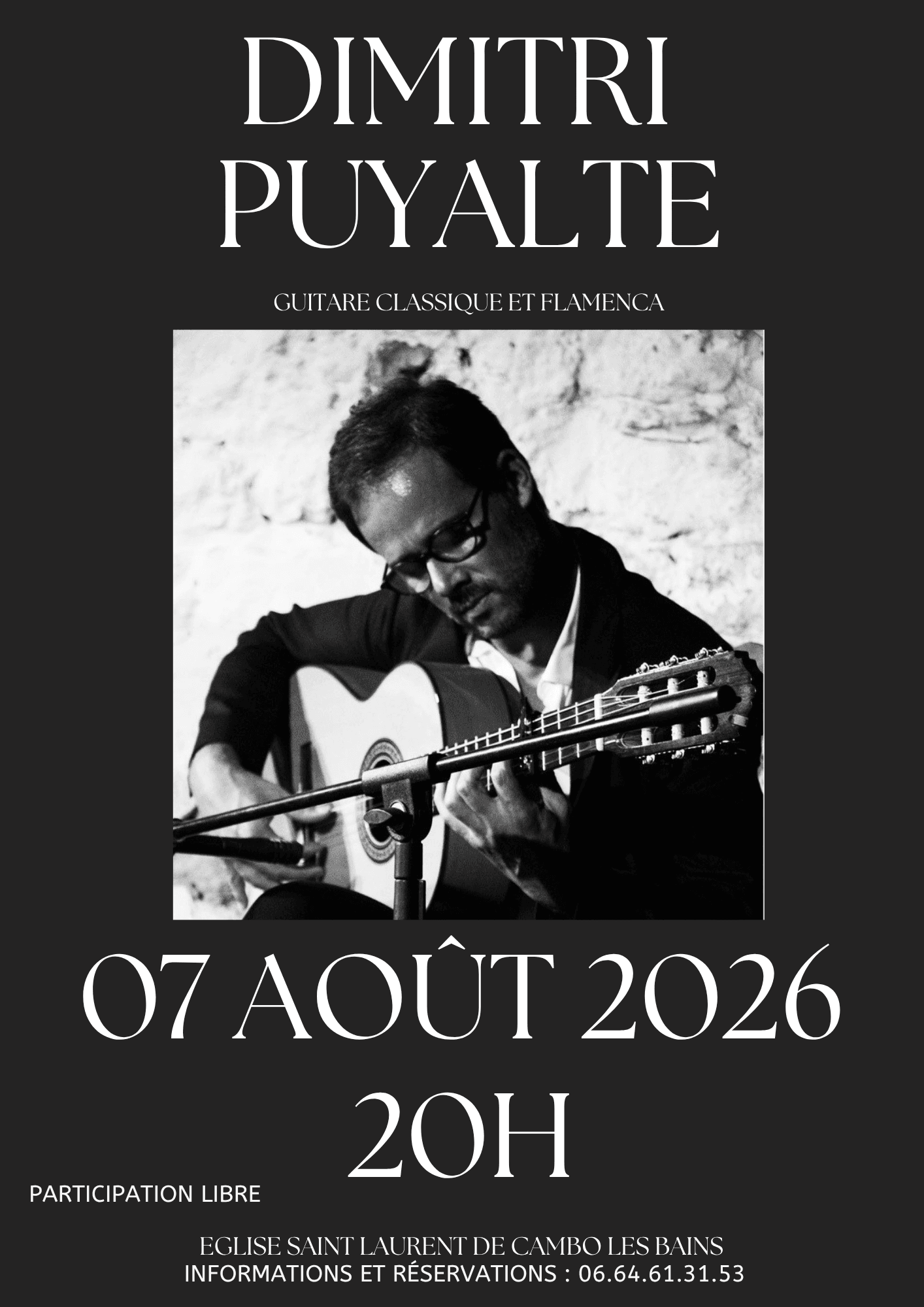 DIMITRI PUYALTE GUITARE CLASSIQUE ET FLAMENCA