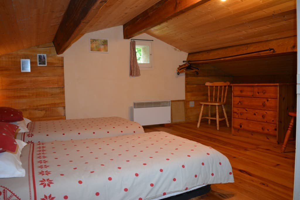 Chambre de l'étage le refuge