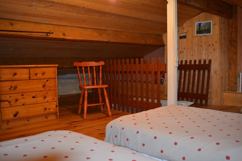 le refuge chambre à l'étage