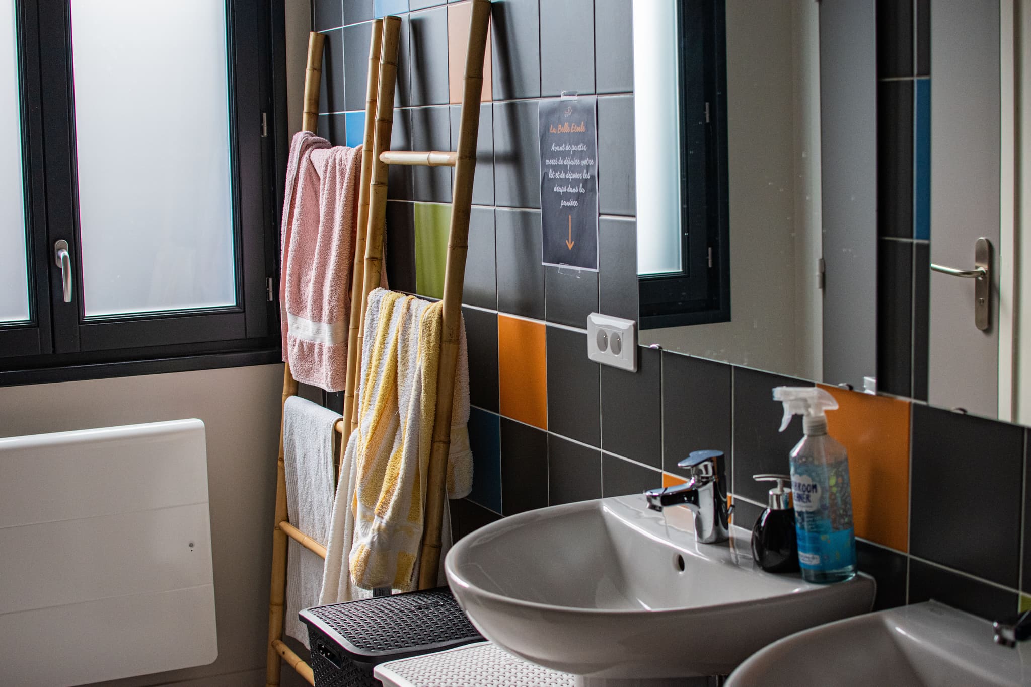 Gîte d'étape 'la belle étoile de Flayat' - Salle de bain