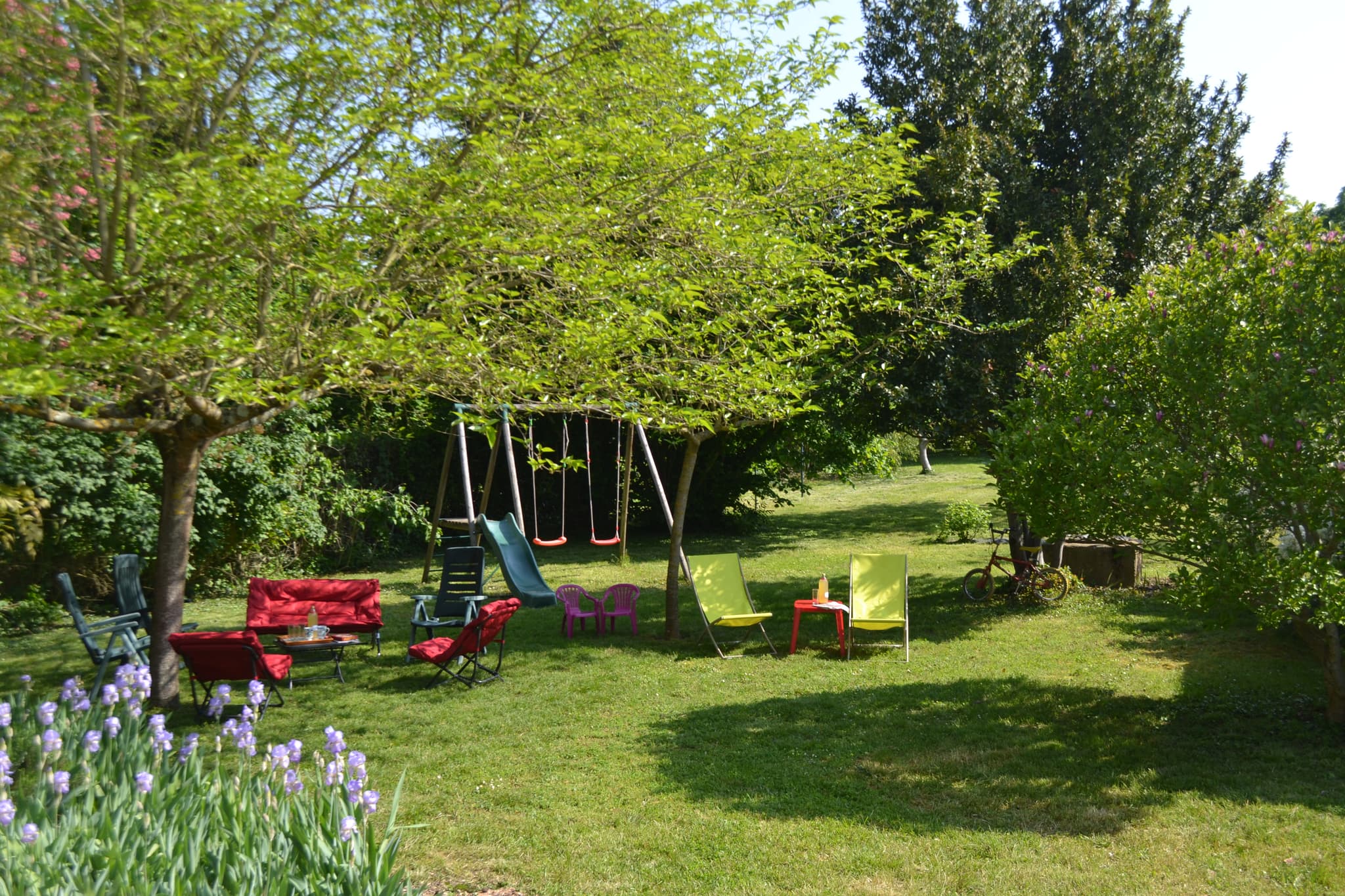 Espace détente arboré