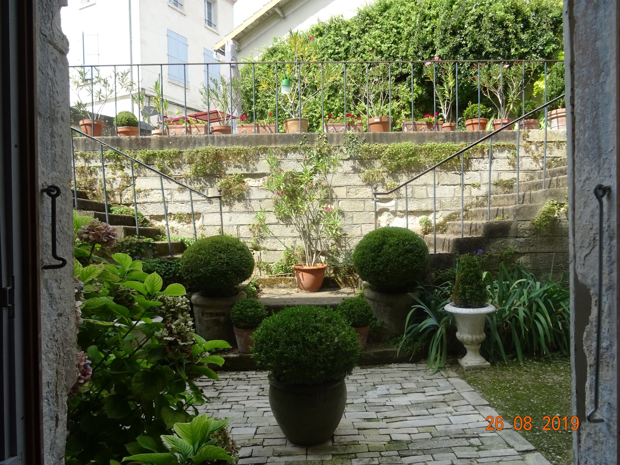 Le petit jardin en terrasse