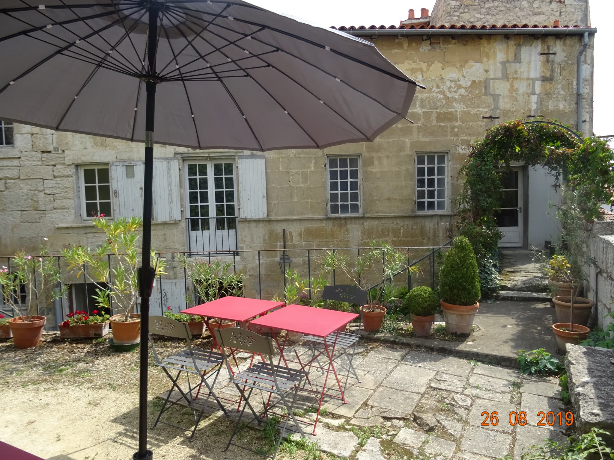 Le petit jardin en terrasse