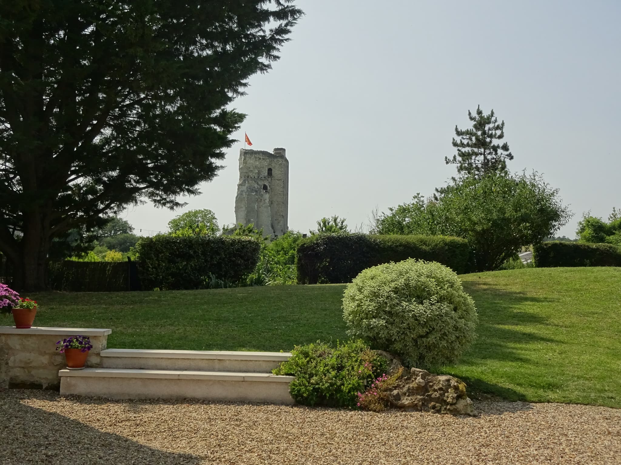 Vue sur la tour Richard coeur de Lion