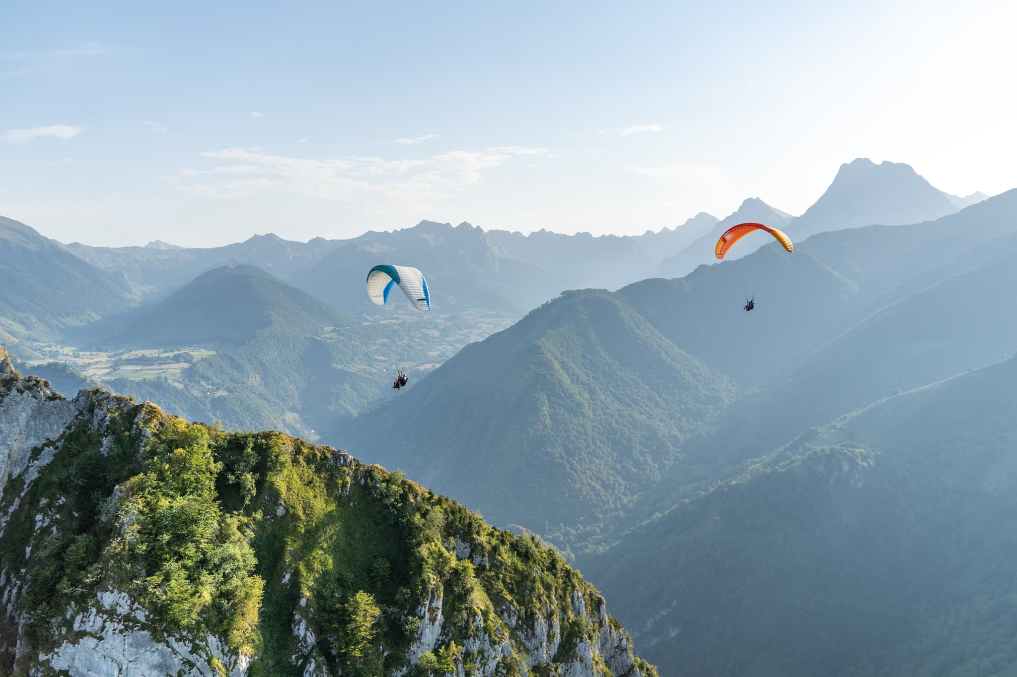 Parapente à Accous en vallée d'Aspe