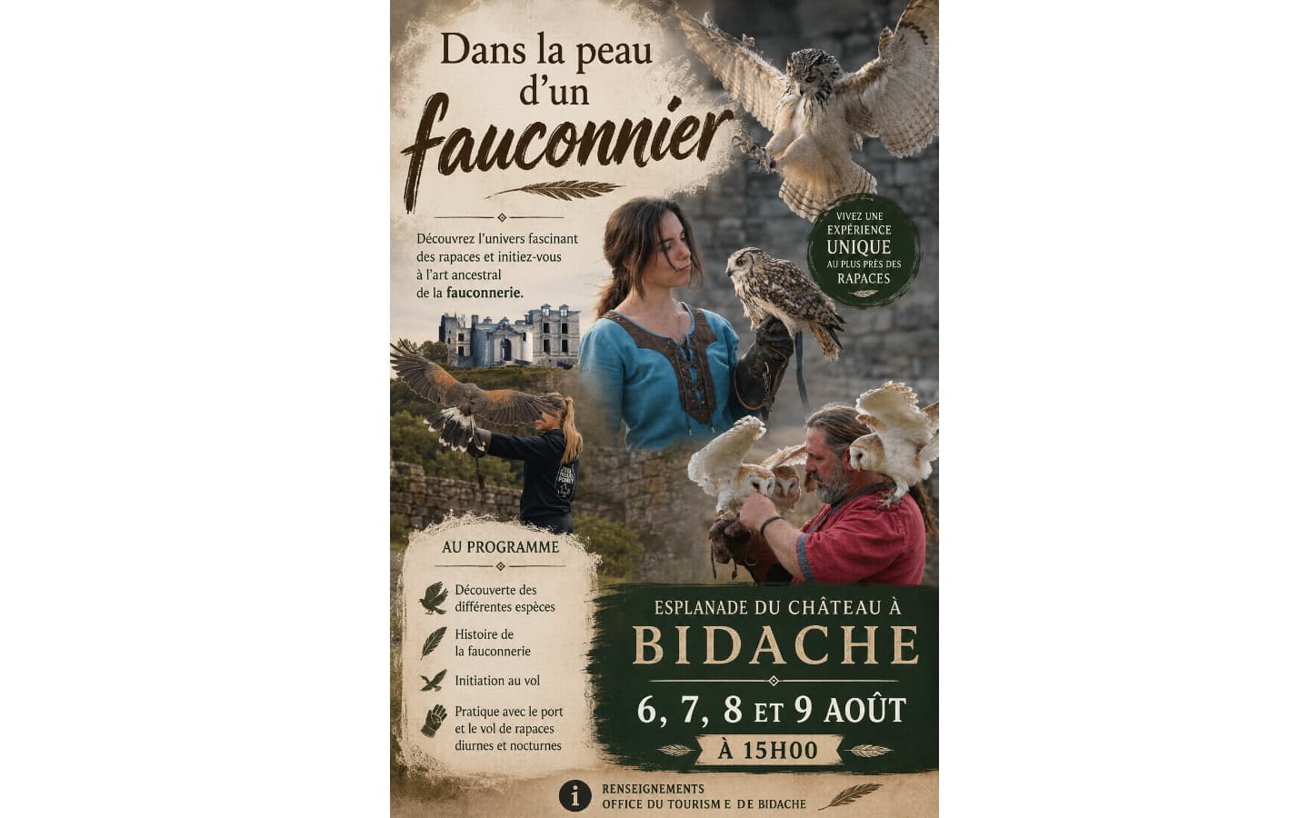 Dans la peau d'un fauconnier