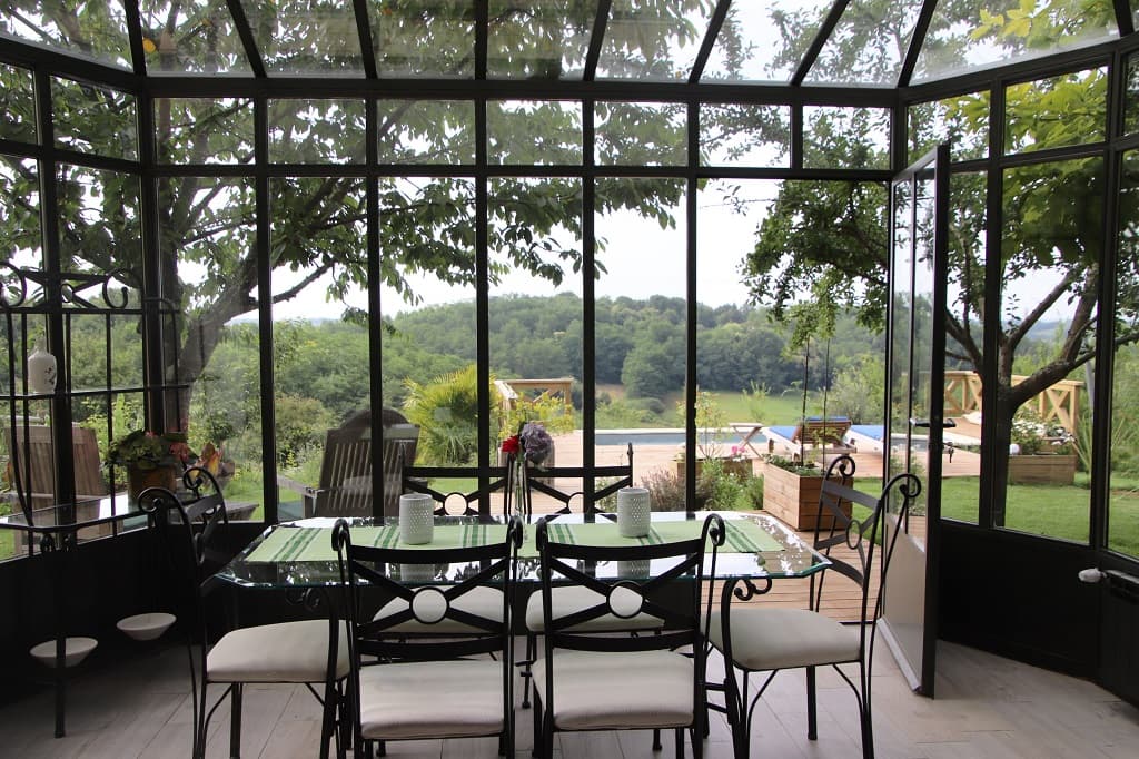De Valleuil - verrière terrasse