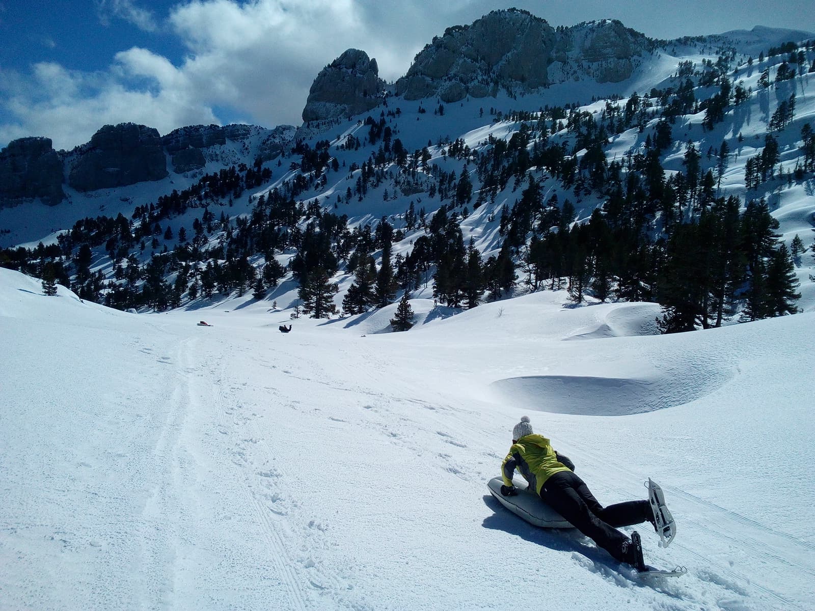 Descente en airboard