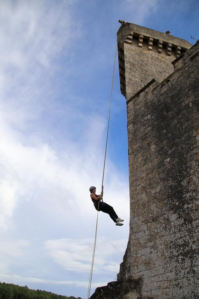 Descente en rappel