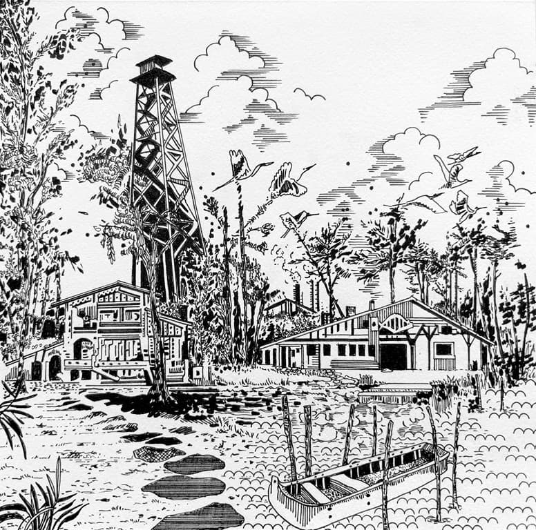 Dessin-l-oasis-LABENNE-OTILAS