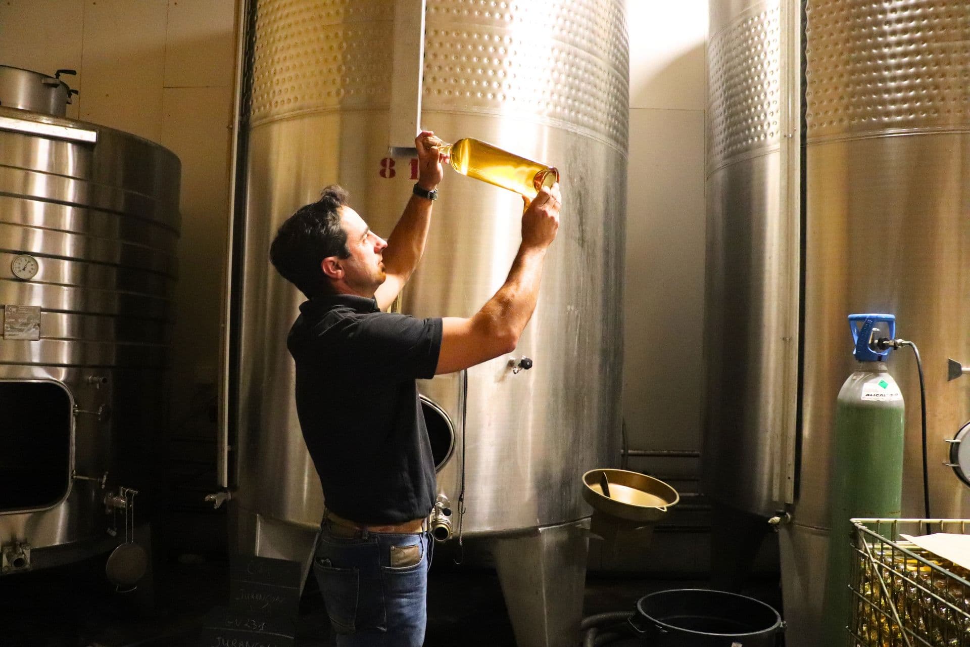 Domaine Montesquiou monein vignoble jurancon Fabrication