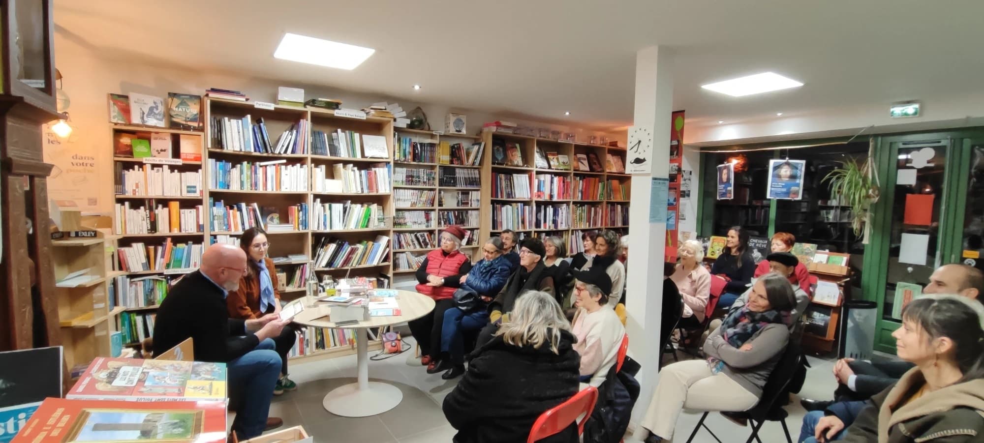 Avec Élisa Shua Dusapin, février 2024