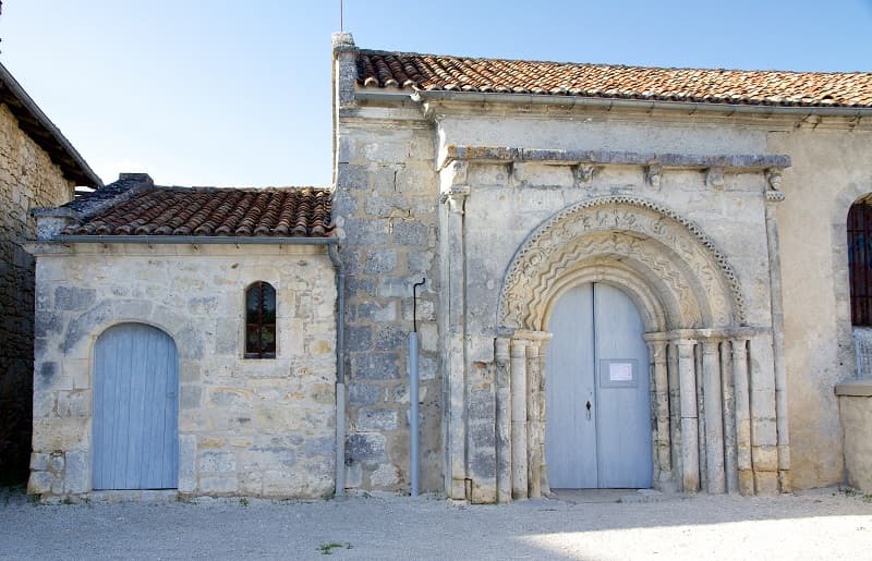 Eglise Saint-Sulpice-de-Mareuil portail