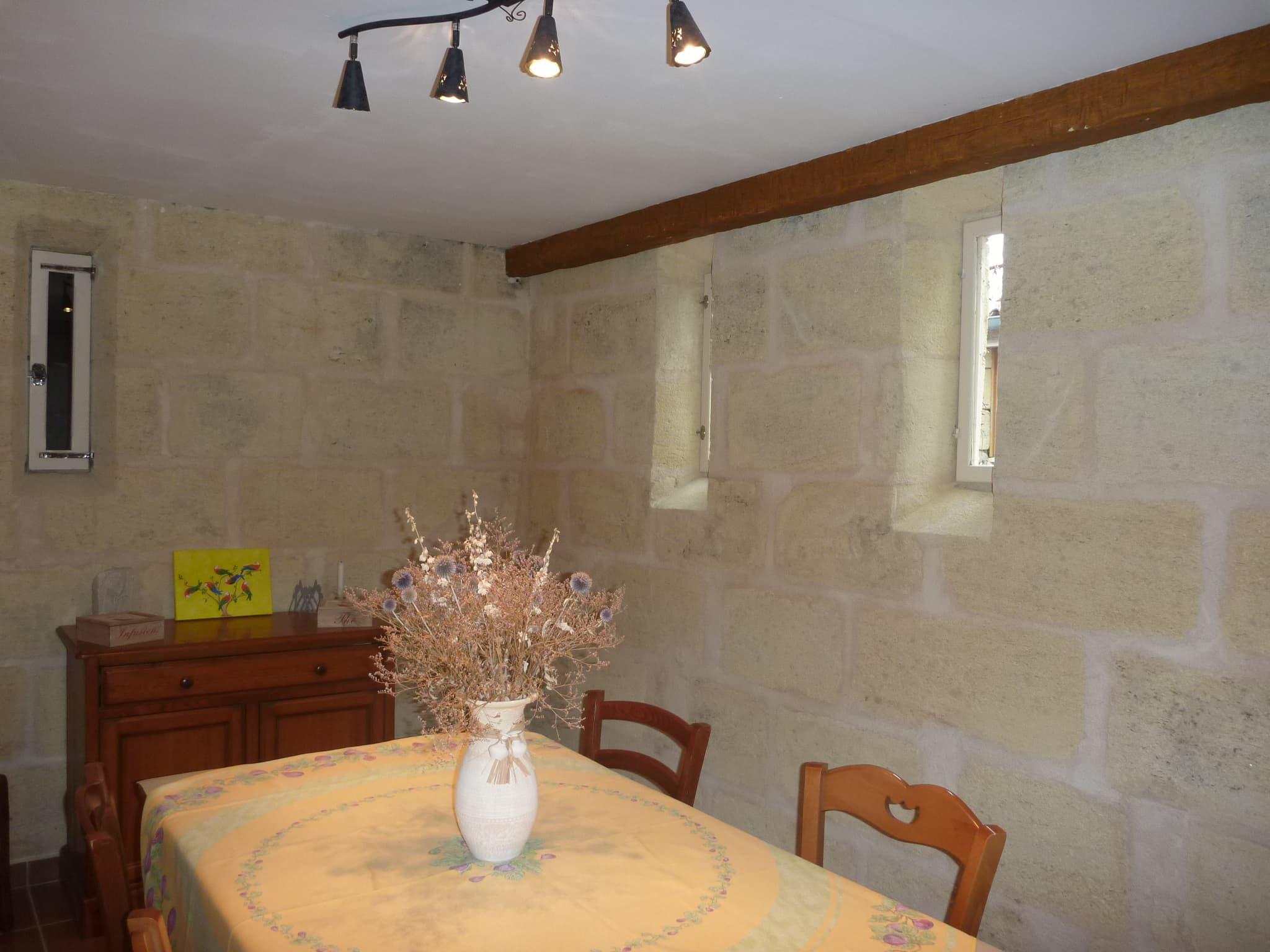 Espace intérieur petit déjeuner