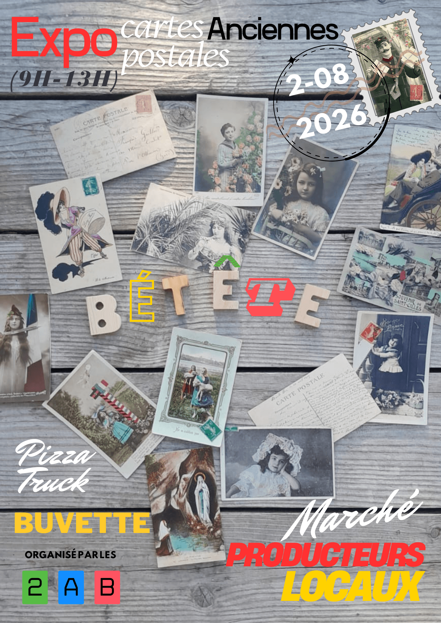 affiche Marché Bétête Aout