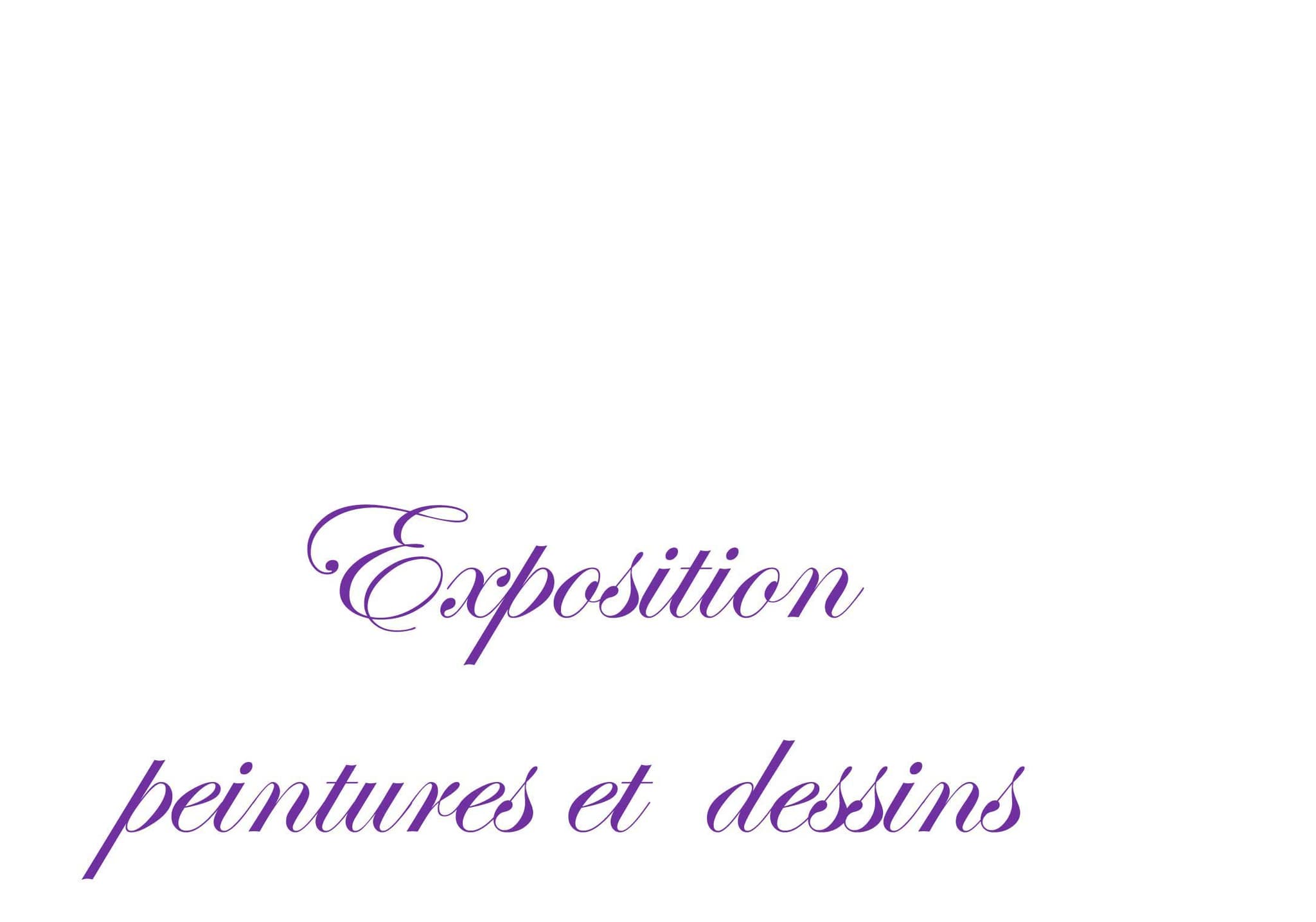 Exposition peintures et dessins 21