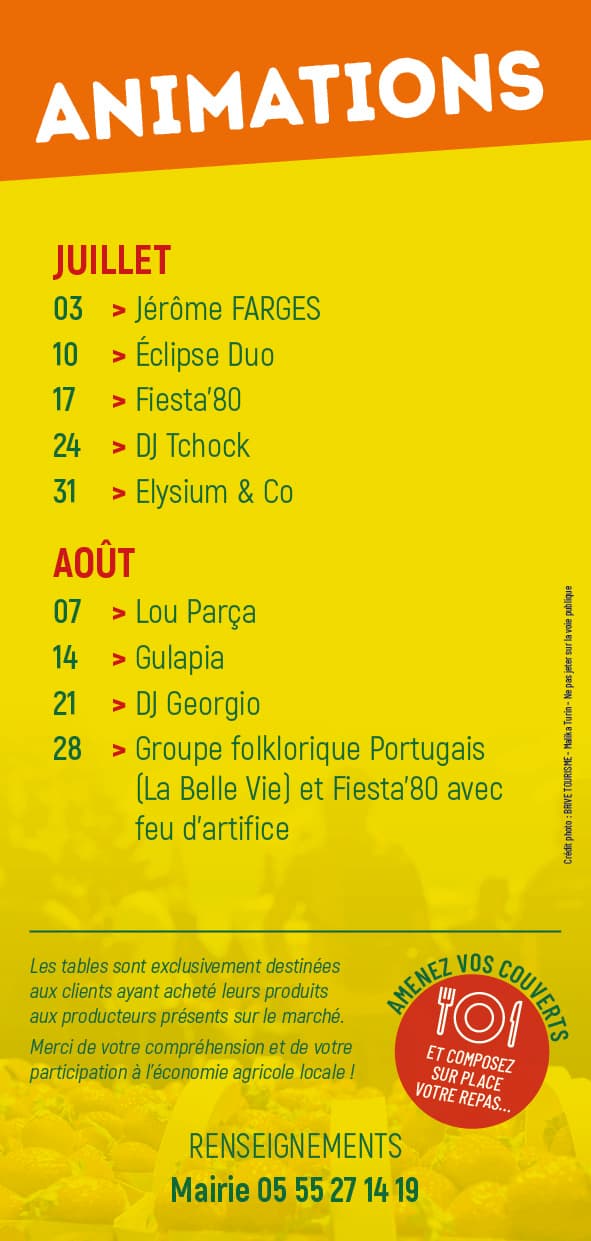 FLYER SAINTE FORTUNADE VERSO