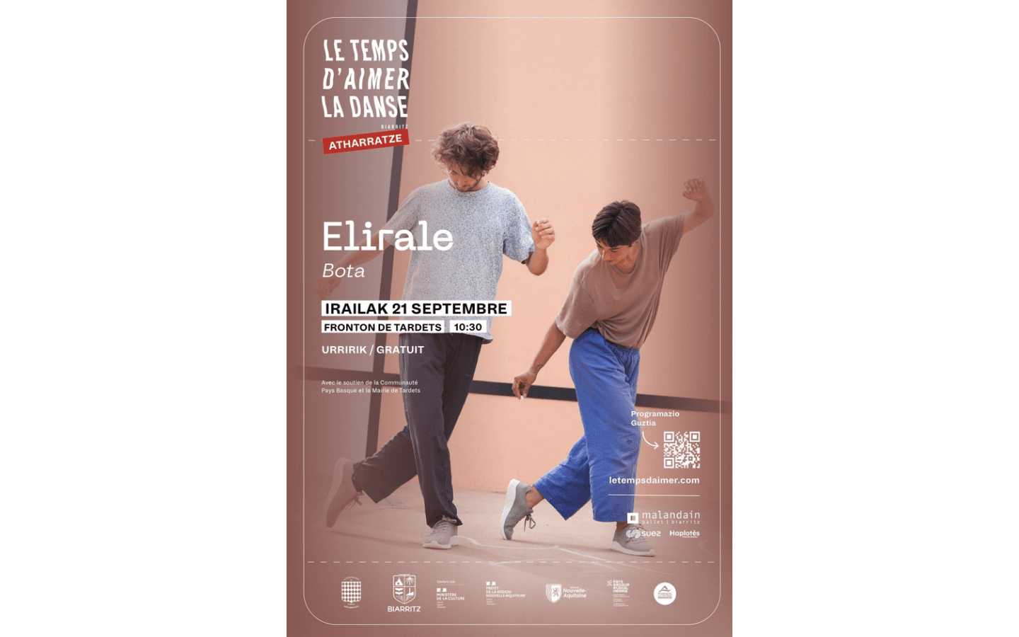 Le temps d'aimer la danse