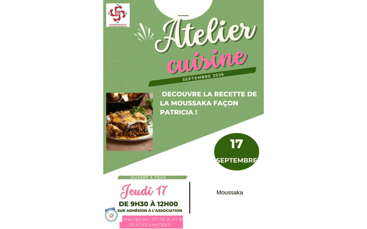 Atelier moussaka