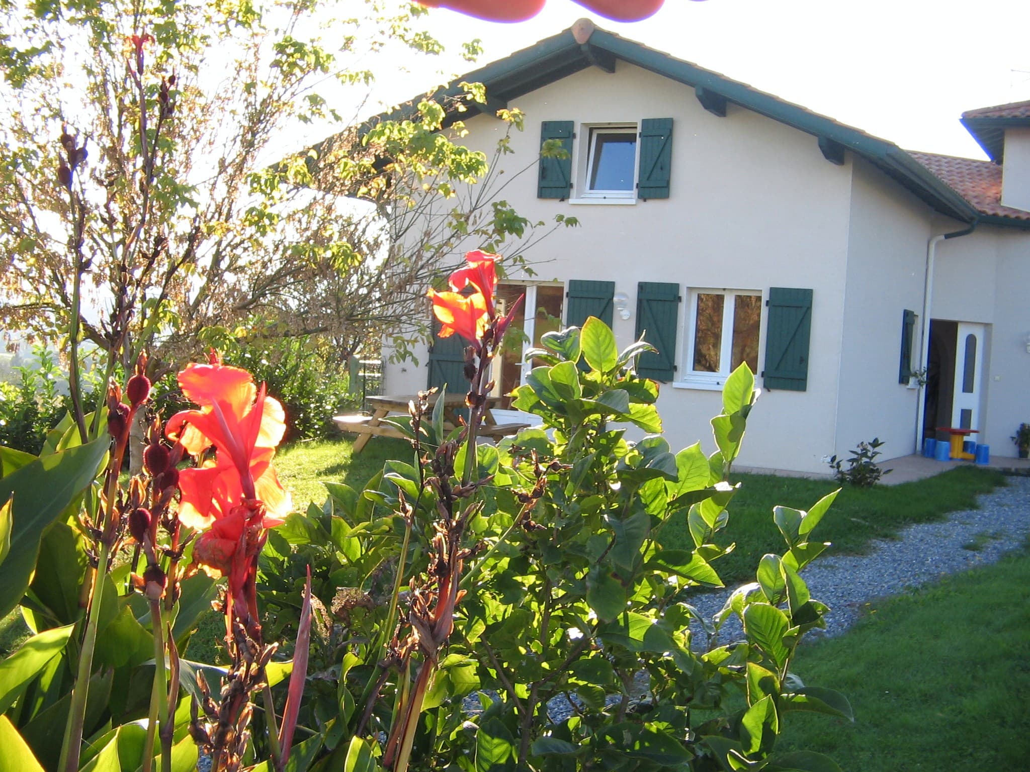 Façade du gîte
